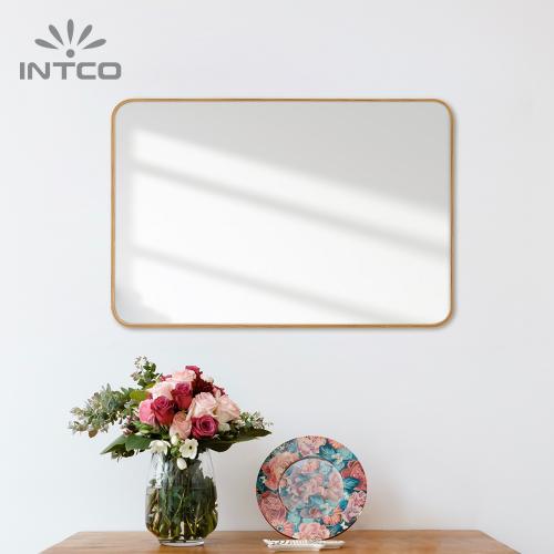 contemporary aluminum wall mirror for home improvement